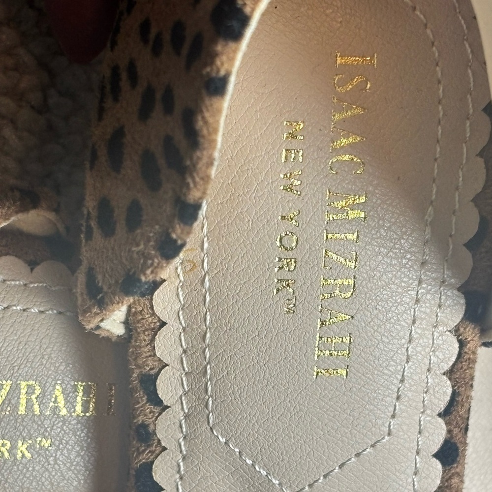 Isaac Mizrahi New York Women's Brown Leopard Spots Flats Sz 6 - Picture 6 of 7